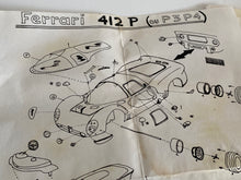 Load image into Gallery viewer, Annecy/AMR - 1967 Ferrari 412 P - 1/43 Scale Model Kit