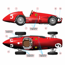 Load image into Gallery viewer, Tameo - World Champion - WCT53 - Ferrari 500 F2- Inghilterra GP 1953 - Ascari