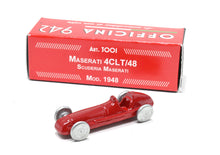 Load image into Gallery viewer, Officina 942 - 1948 Maserati 4CLT/48 Race Car 1/76 Scale