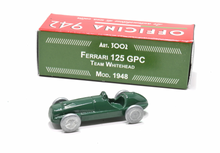 Load image into Gallery viewer, Officina 942 - 1948 Ferrari 125 Race Car 1/76 Scale