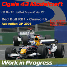 Load image into Gallery viewer, Cigale 43 Modelcraft Kit - 1/43 Scale Red Bull RB1 - Cosworth - 2005 - Pre-Order
