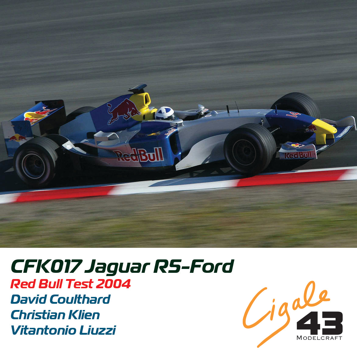 Cigale 43 Modelcraft Kit - 1/43 Scale Jaguar R5 - 2004 – Vintage43