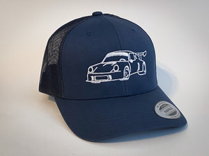 AMR Turbo Embroidered Navy Trucker Hat