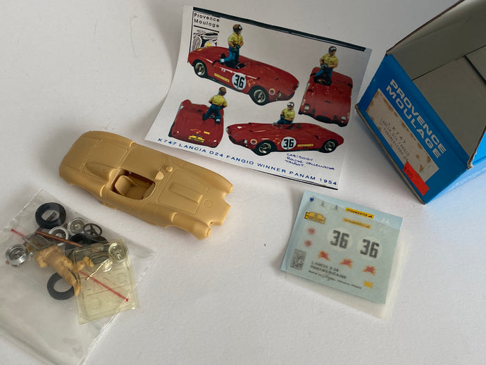 Provence Moulage - 1954 Lancia D24 - Carrera Panamericana - 1/43 Resin Model Kit w/Figure