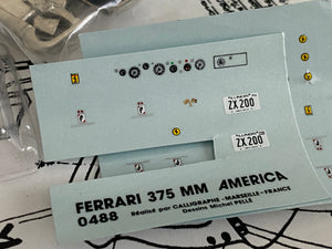 Bernard Sauvage/AMR - 1954 Ferrari 375 MM America PIninfarina Coupe - 1/43 Scale Metal Model Kit