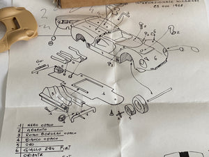 MG Models - 1968 Ferrari 330 CanAm - 1/43 Scale Resin Model Kit