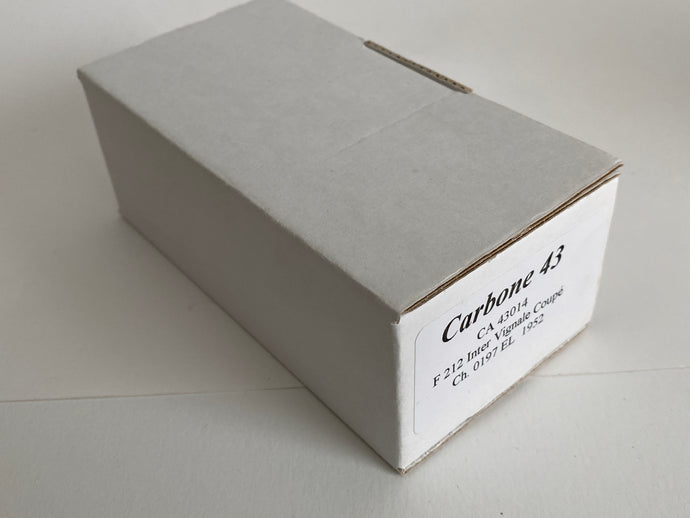 Carbone 43 - 1952 Ferrari 212 Inter Vignale Coupe - 1/43 Scale Resin Model Kit