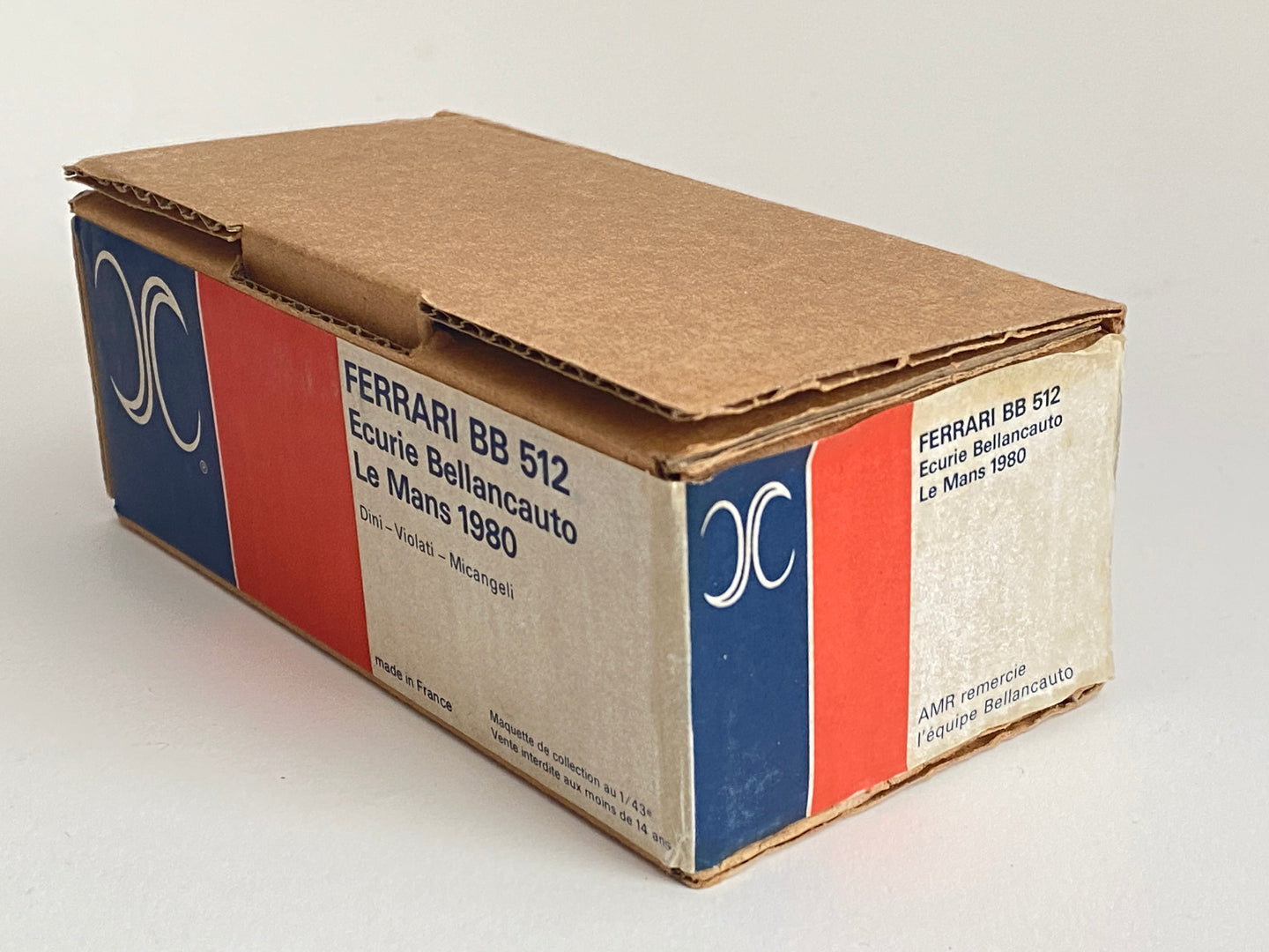 AMR X - Ferrari BB 512 LM - Le Mans 1980 Ecurie Bellancauto - 1/43 Scale Model Kit