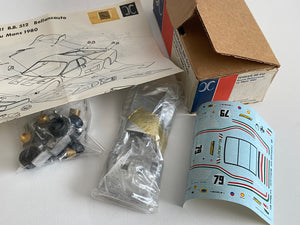 AMR X - Ferrari BB 512 LM - Le Mans 1980 Ecurie Bellancauto - 1/43 Scale Model Kit