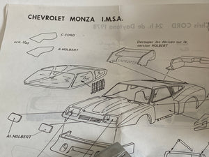AMR X - Chevrolet Monza - IMSA 24 hrs Daytona 1978 - 1/43 Scale Model Kit