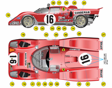 Load image into Gallery viewer, Montegrosso by Tameo - MTG006 - Ferrari 512M - Le Mans 1971 Piper