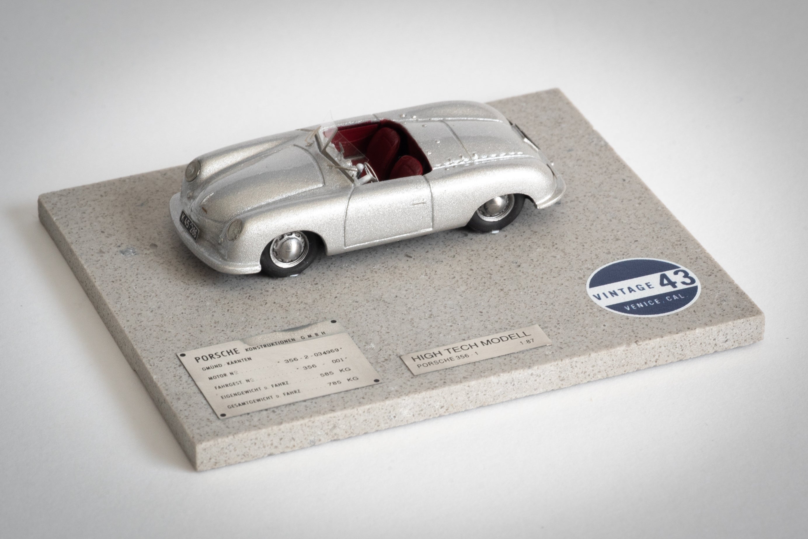 High Tech Modell - 1/87 Porsche 356 No. 1 Scale Model – Vintage43