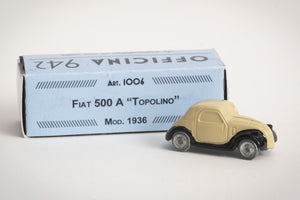 Officina 942 - 1936 Fiat 500 A "Topolino" 1/76 Scale