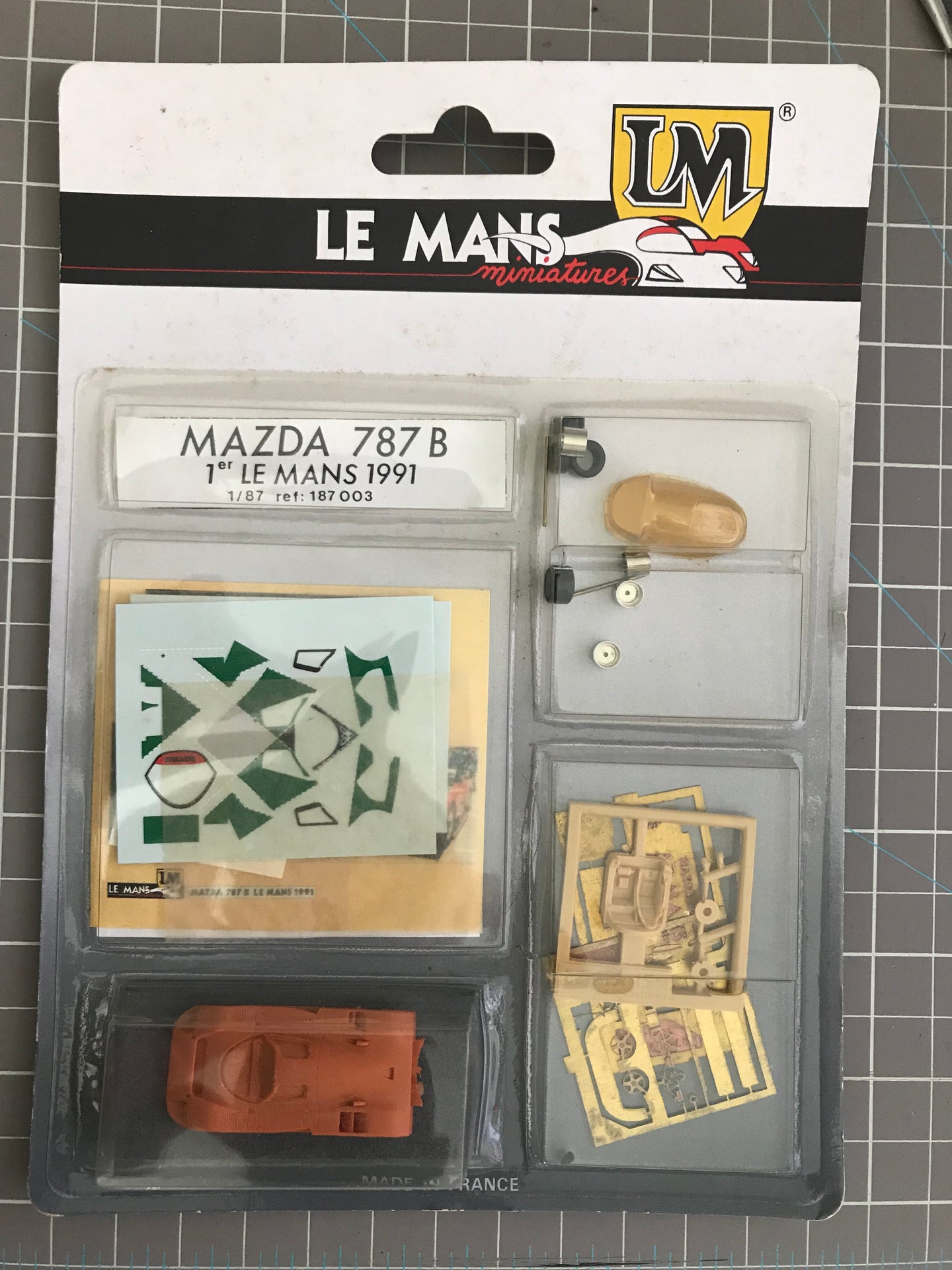 Le Mans Miniatures - 1/87 Mazda 787B 1991 Le Mans - Scale Model Kit