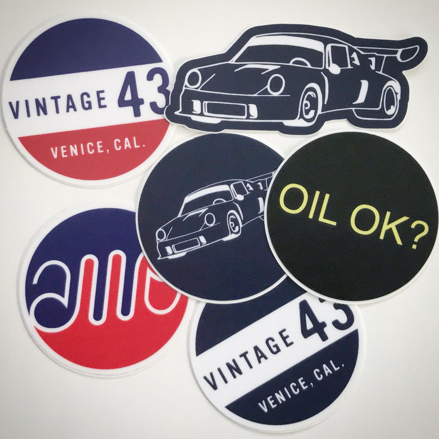 Vintage 43 - Set of 6 Decals