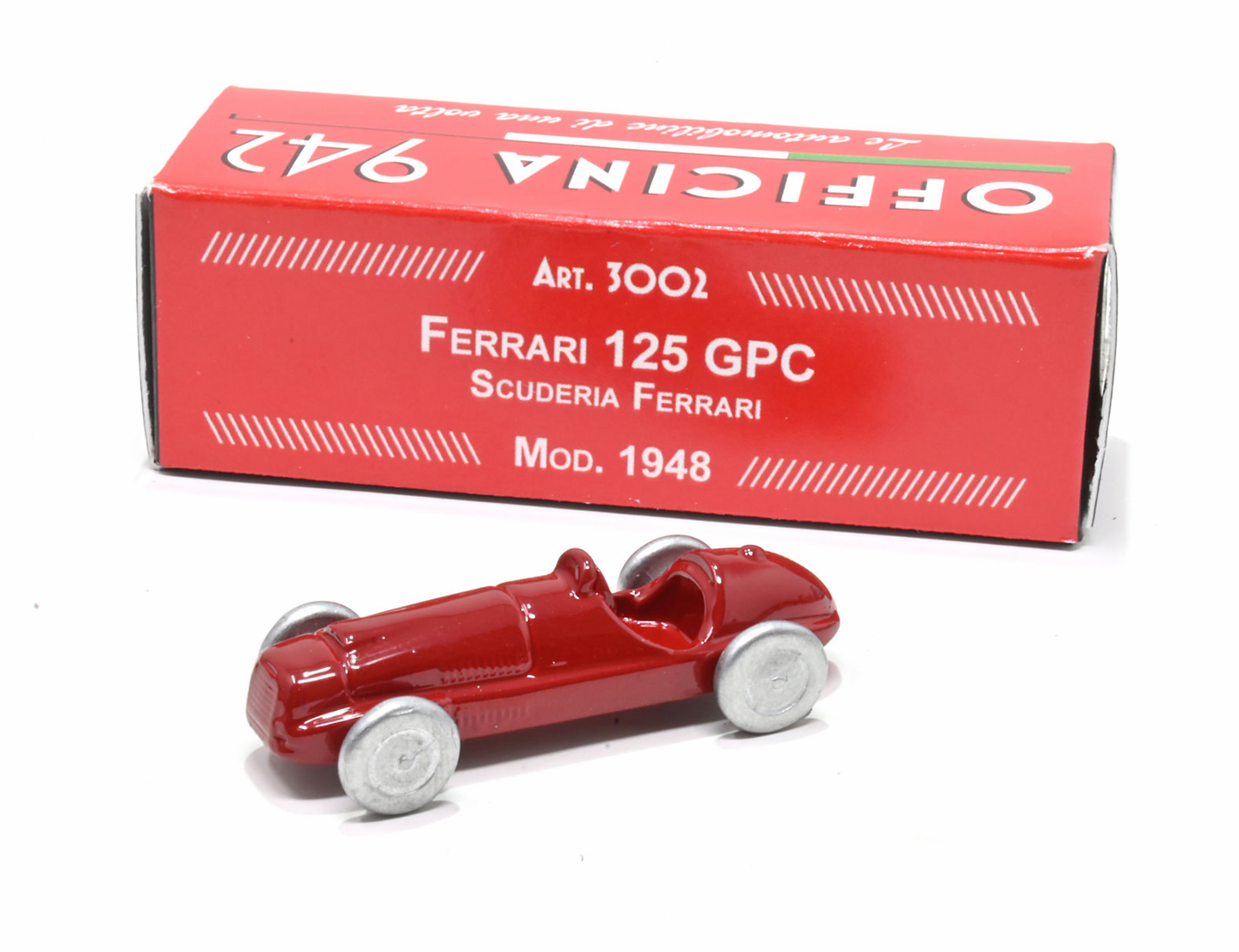 Officina 942 - 1948 Ferrari 125 Race Car 1/76 Scale